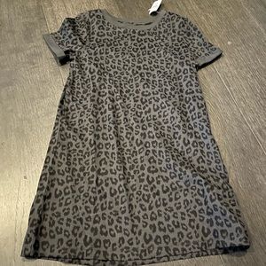 Lepoard Black Baby Gap Dress, Brand New